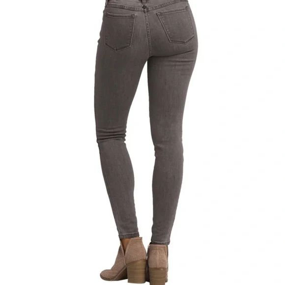 Women's Gray Skinny Jeans - Picture 2 of 10